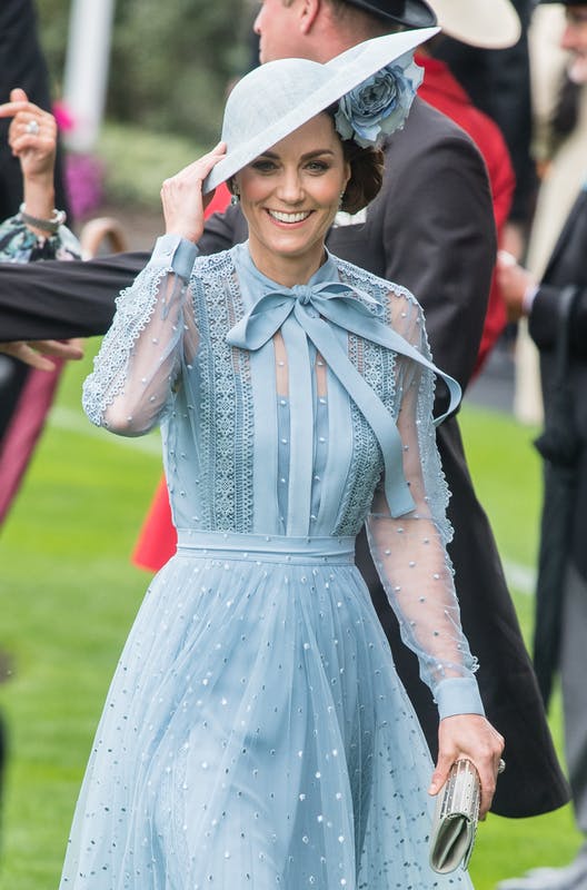 vestido azul de kate middleton