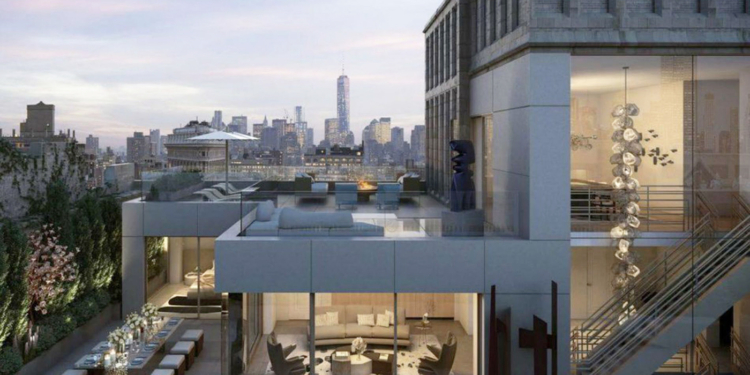 Armazém industrial se transforma em triplex sofisticado em Nova York