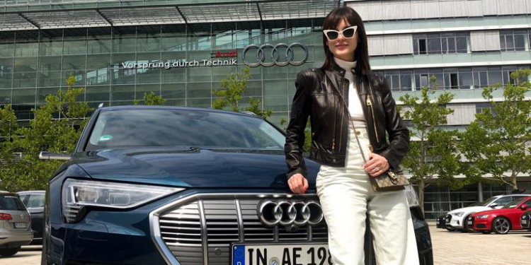Isabelle Drummond chega na Alemanha como embaixadora da Audi no Brasil