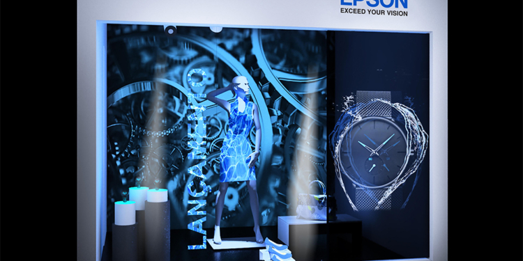 As Vitrines do Futuro: Epson apresenta tecnologia de projeção para lojas no Laser Signage Solutions