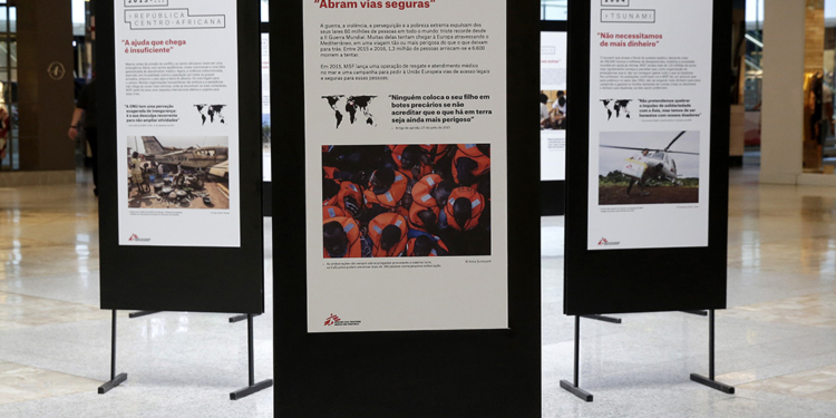 ParkShopping recebe exposição com histórias da “Médicos Sem Fronteiras”