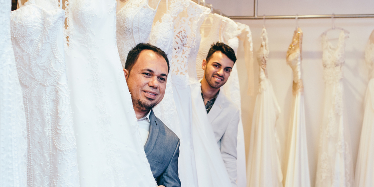 ORIGAMI. Fernando Peixoto Atelier desfila nova coleção de noivas no Hípica Hall