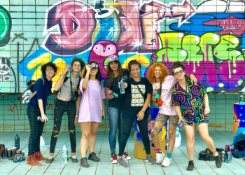 LIVE PAINTING. Intervenção de grafite lança projeto “Parque da Cidade: Galeria a Céu Aberto” no