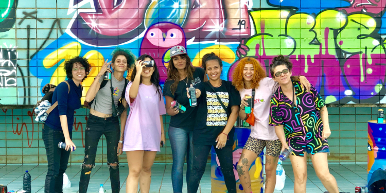 LIVE PAINTING. Intervenção de grafite lança projeto “Parque da Cidade: Galeria a Céu Aberto” no