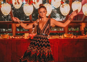 Thássia Naves reúne amigos e familiares para chá bar badalado em Uberlândia