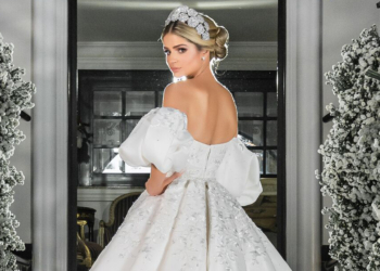 Thássia Naves celebra segundo casamento com Artur Attie usando vestido de Alta-Costura em Uberlândia