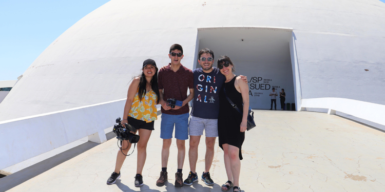 Jornalistas chilenos participam de voo inaugural Santiago-Brasília