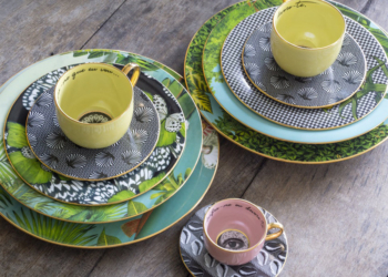 Adriana Barra apresenta coleção de louças exclusivas