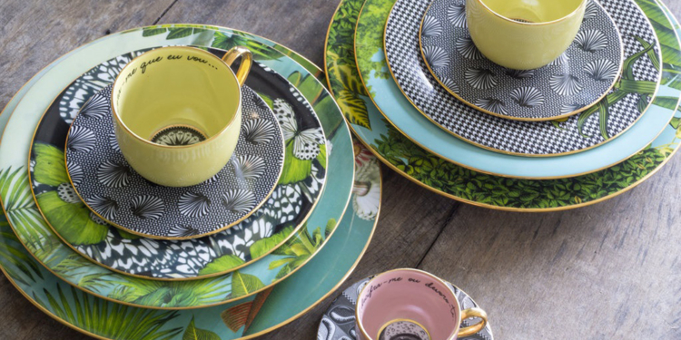 Adriana Barra apresenta coleção de louças exclusivas