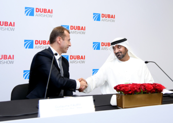 Emirates anuncia no Dubai Airshow acordo de US$ 16 bilhões para aquisição de 50 aeronaves A350 XWB