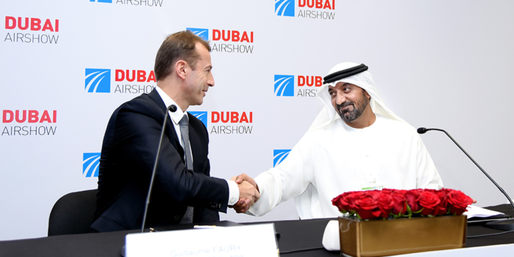 Emirates anuncia no Dubai Airshow acordo de US$ 16 bilhões para aquisição de 50 aeronaves A350 XWB