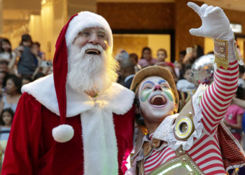 ParkShopping recebe Papai Noel em tarde solidária e lança campanha cheia de prêmios