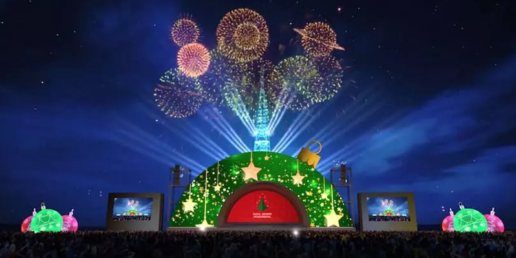 Natal Monumental: Torre de TV será a maior árvore iluminada do Brasil a partir deste domingo