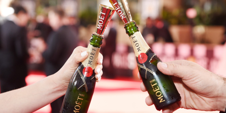 Moët & Chandon foi o champagne oficial do 77º Golden Globe Awards