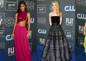 Celebridades apostam em cores, decotes e muito brilho no ‘blue carpet’ do Critic’s Choice Awards 2020