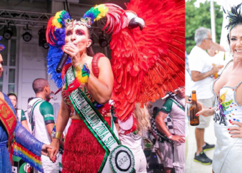 Andrea Natal recebeu convidados brasilienses na 4ª edição do Bloco do Copa