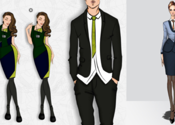 Designers desfilam propostas para novos uniformes do Aeroporto de Brasília