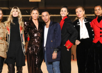 Balmain desfilou Inverno 2020 em Paris e coleção chega no Brasil em setembro