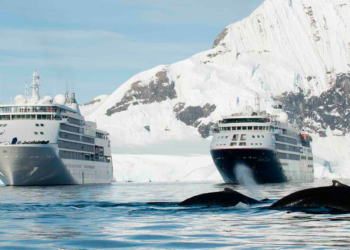 Navio Silver Whisper é o primeiro a visitar a Antártica em um cruzeiro na volta ao mundo