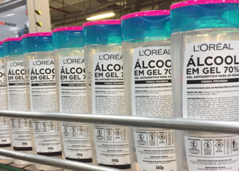 L’Oréal Brasil vai doar mais de 750 mil unidades de álcool em gel para hospitais e comunidades