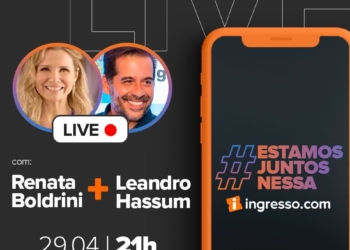 Leandro Hassum é o convidado para live da Ingresso.com nessa quarta-feira