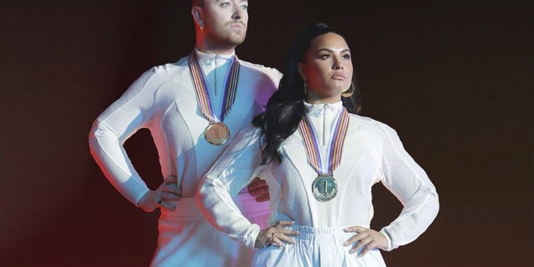Sam Smith e Demi Lovato anunciam parceira musical para sexta-feira