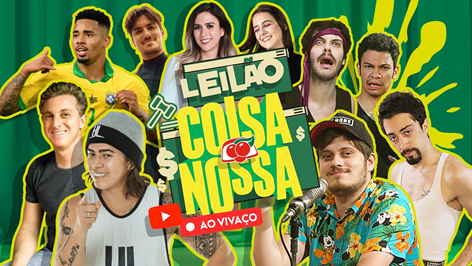 Guaraná Antarctica reúne Gabriel Jesus, Medina, Tatá Werneck, Luciano Huck e Whindersson para leilão beneficente