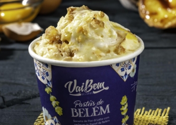 Vai Bem Gelados e Confeitaria da Torre desenvolvem sorvete inspirado em iguaria portuguesa