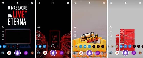 Campanha #JuntosPeloCinema lança filtros divertidos no Facebook e Instagram