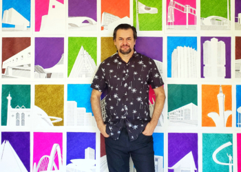 “Brasília em Linhas”: exposição do artista Jailson Belfort reabre o espaço Oscar Niemeyer