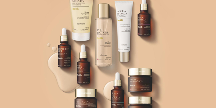 Cuidados faciais: O Boticário lança Botik que reúne ativos poderosos e tecnologia suíça