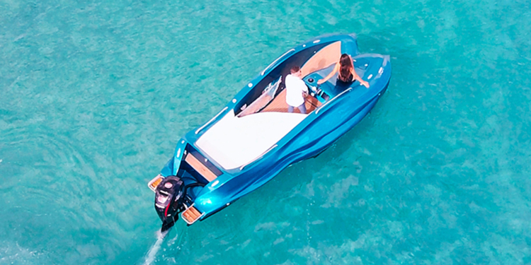 Barco 3D? Aposta de startup italiana apresenta lancha de alto desempenho num formato nada convencional