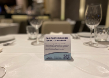 Mais seguro: restaurante Così Brasília utiliza tecido anti-coronavírus para toalhas de mesa