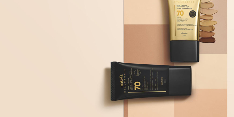 É make ou skincare? Os produtos de maquiagem de O Boticário trazem benefícios para pele