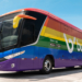 Arco-íris: ônibus com as cores da bandeira LGBTQIA+ invadem as estradas do Brasil representado o direito de liberdade