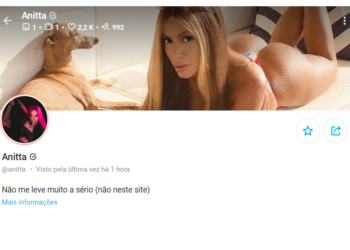 Anitta tem conta verificada no OnlyFans