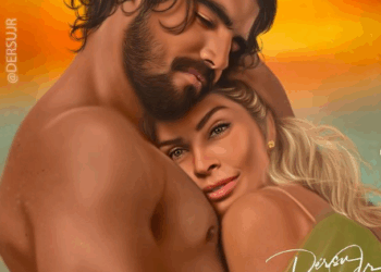 Artista Plástico homenageia Caio Castro e Grazi Massafera