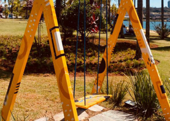 Photo point: Pontão lança balanço instagramável às margens do Lago Paranoá