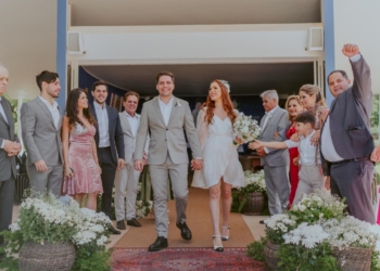 Cerimônia religiosa: Arquiteta Júlia Zardo disse “Sim” pela segunda vez para Gustavo Emediato