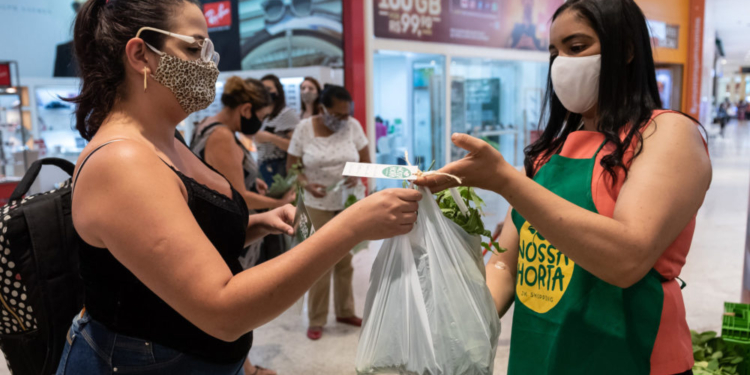 Projeto ‘Nossa Horta’ do JK Shopping distribui hortaliças em ações sociais