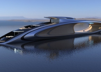 Shape: Super iate de design italiano traz luxo e elementos futuristas