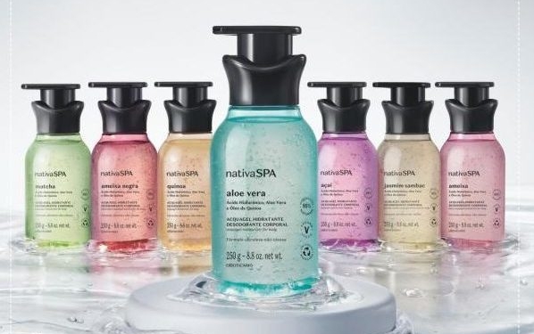 Nativa SPA Acquagel: O Boticário lança linha de hidratantes com ácido hialurônico, aloe vera e óleo nutritivo de quinoa