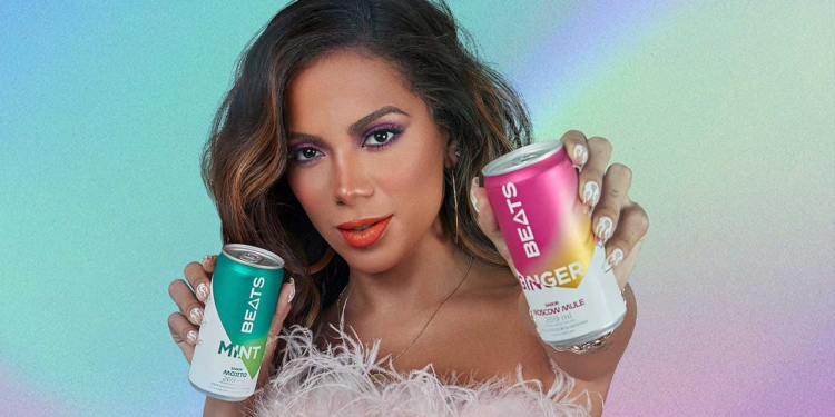 Mojito e Moscow Mule: Anitta e Beats lançam linha de drinks prontos