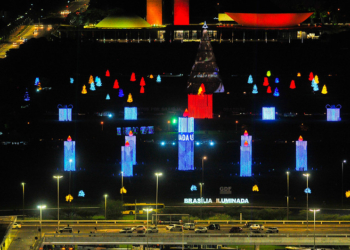 Brasília Iluminada: Luzes de natal serão oficialmente acesas nesta quarta-feira