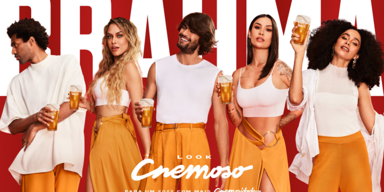 Brahma dita moda com o Look Cremoso para o Ano Novo