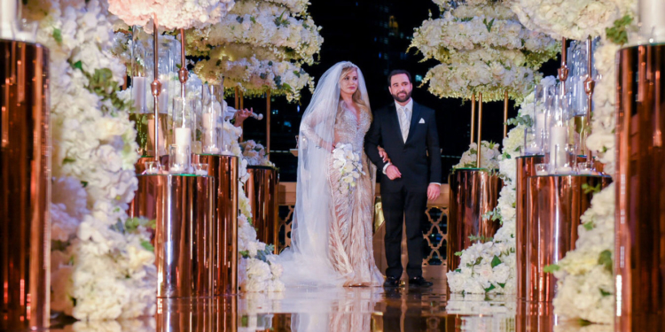 Em Dubai: Kelly e Wanderson Camargos se casam em cerimônia luxuosa com vista para a torre Burj Khalifa