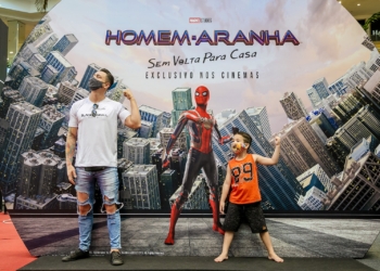 Diversão gratuita para os apaixonados pelo Homem-Aranha no ParkShopping Brasília