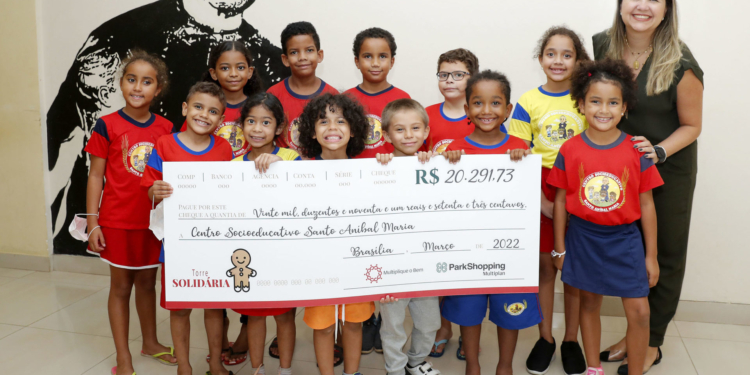 Solidariedade: ParkShopping doa recursos em prol de crianças vulneráveis