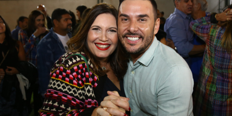 Arraiá da Bia Kicis e Ricardo Caiafá reuniu políticos e personalidades de Brasília