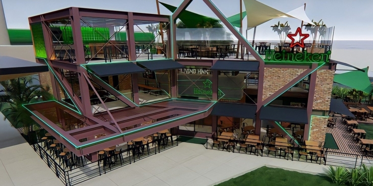 Living Heineken: maior bar da cervejaria holandesa chega ao Aeroporto Internacional de Brasília